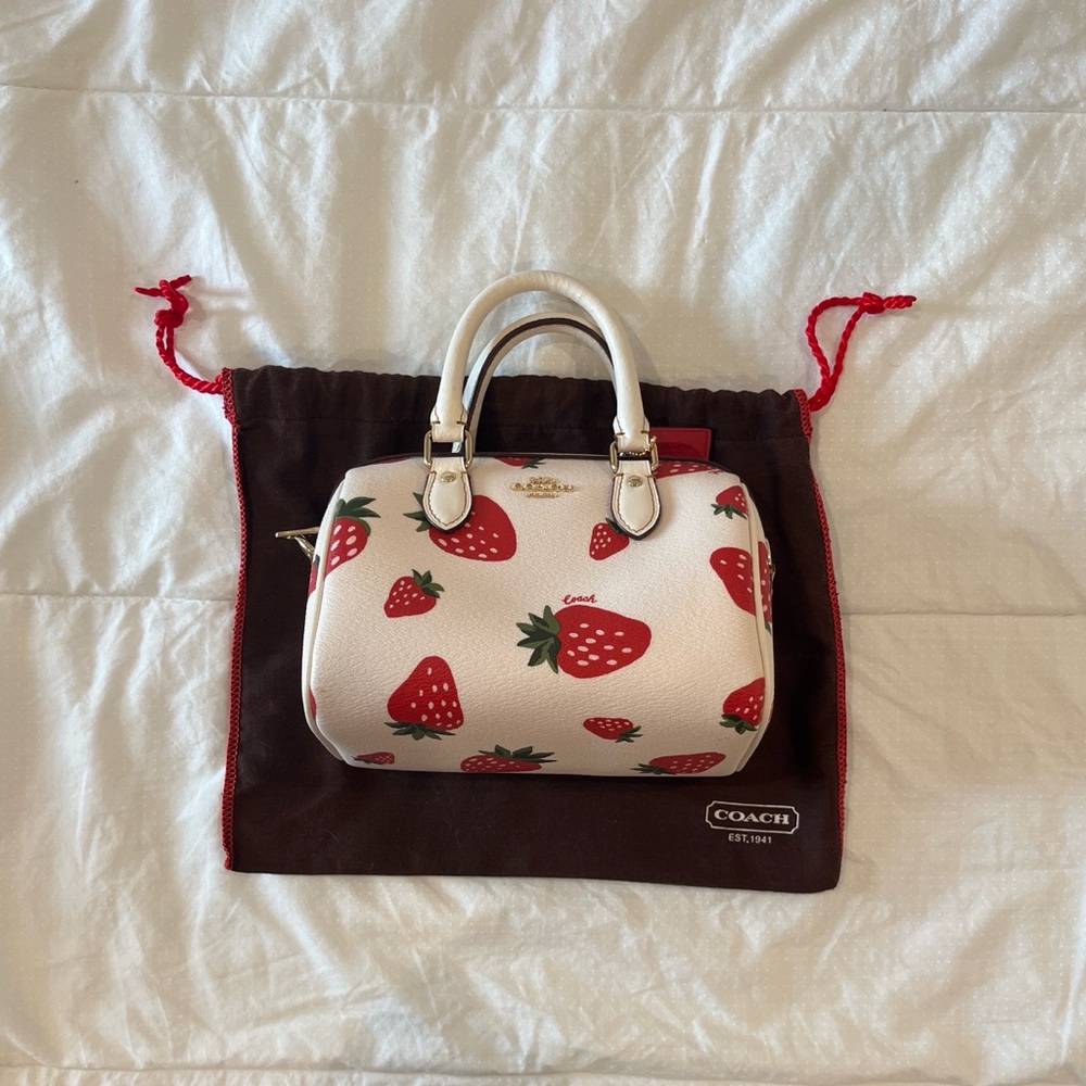 Coach Strawberry Mini Rowan NWT